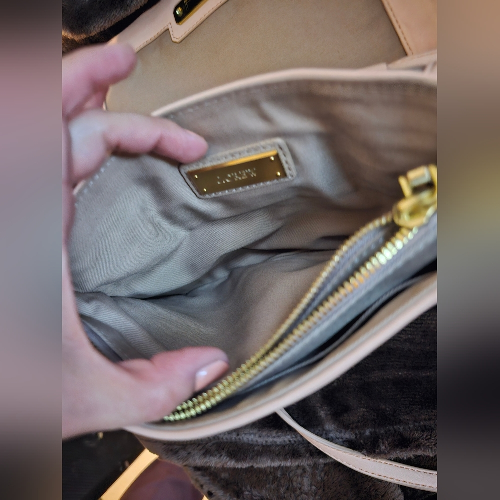 J Crew Crossbody Pale Leather Purse EUC - Picture 16 of 16
